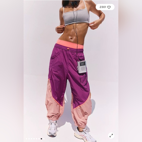 NWT FP Movement Freeflow Pants Deep Mulberry Xs Sm Med Lg - Picture 5 of 8